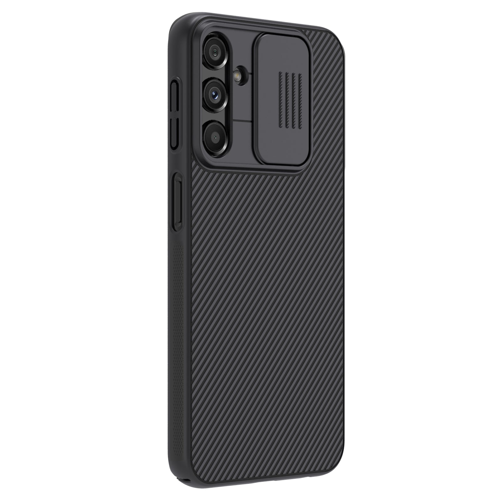 NILLKIN CamShield pro PC telefon Samsung Galaxy A24 4G Pouzdro Posuvná ochrana objektivu Kryt telefonu – černý NILLKIN CamShield pro PC telefon Samsung Galaxy A24 4G Pouzdro Posuvná ochrana objektivu Kryt telefonu – černý